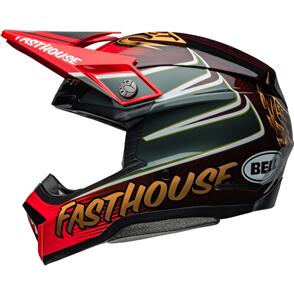 BELL MOTO HELMETS 2024 MOTO-10 FASTHOUSE DAY IN THE DIRT RED/GOLD